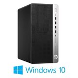 PC HP EliteDesk 705 G4 MT, Quad Core Ryzen 3 PRO 2200G, SSD, Win 10 Home